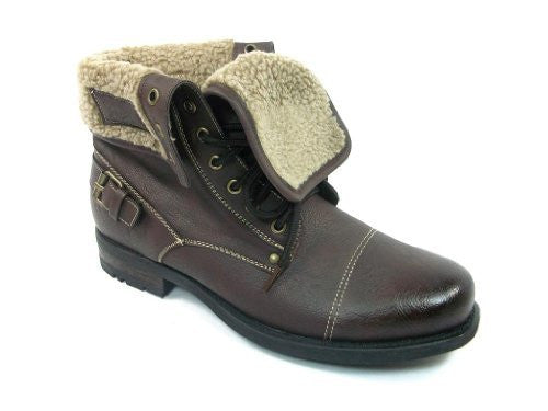 Polar Fox Mens 506015 Faux Fur Lined Winter Lace Up Boots Polar Fox Mens 506015 Faux Fur Lined Winter Lace Up Boots