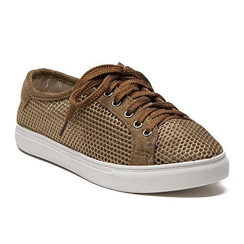 Women's Bebe Low Rise Lace Up Mesh Net Tennis Sneakers - Jazame, Inc.