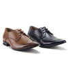 Men's Classic Pointy Toe Derby Lace Up Oxfords Dress Shoes - Jazame, Inc.