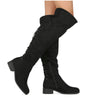 Women's Miles-02 Faux Suede Over The Knee OTK Tall Riding Dress Boots - Jazame, Inc.