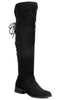 Women's Miles-02 Faux Suede Over The Knee OTK Tall Riding Dress Boots - Jazame, Inc.