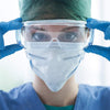 Protective Goggles Fit Over Glasses Vented Anti Fog Protection Eye Transparent Safety Glasses Lab