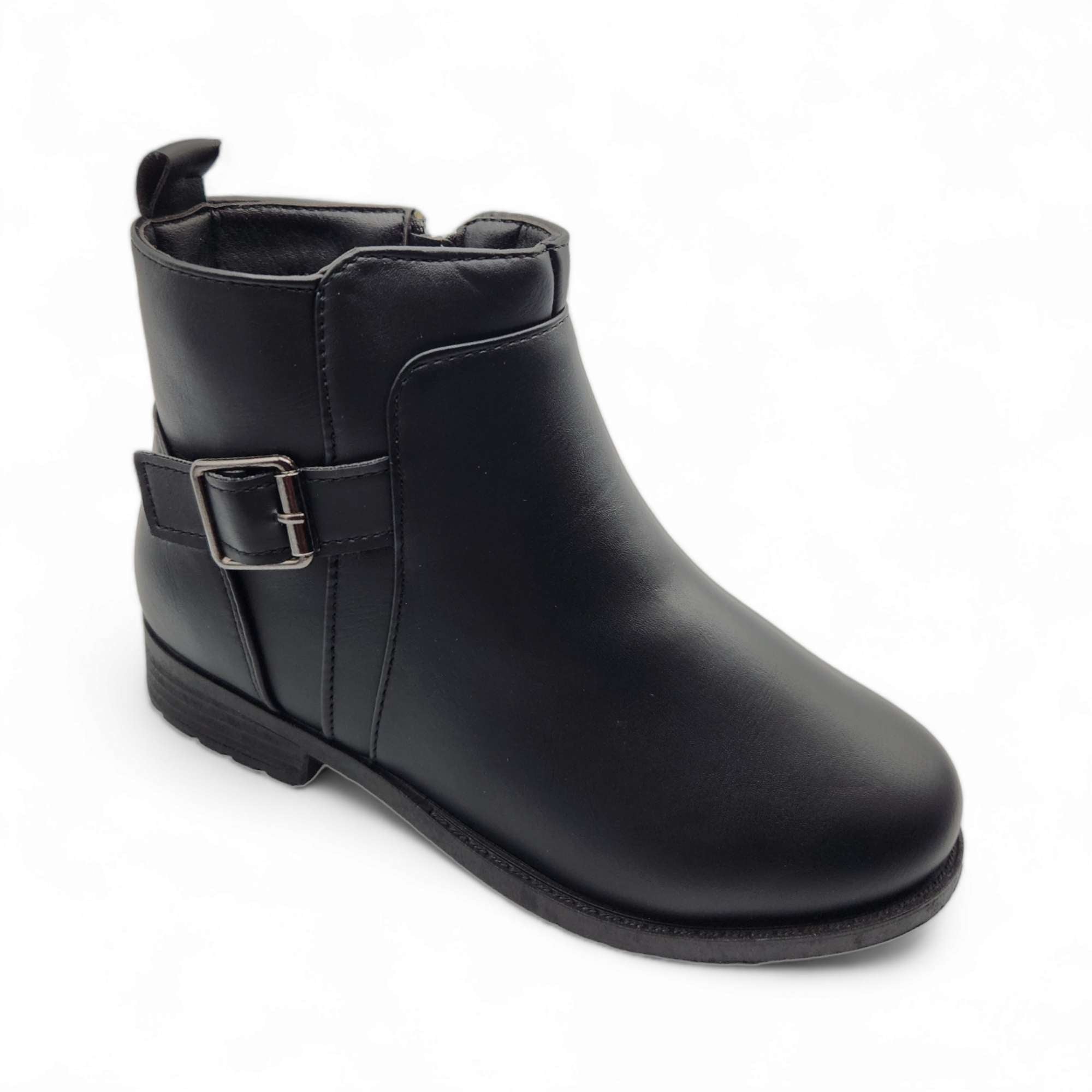Little Girls Bella Ankle High Zipped Round Toe Fashion Dress Boots Black / 12 Little Kid Little Girls Bella Ankle High Zipped Round Toe Fashion Dress Boots Black / 12 Little Kid