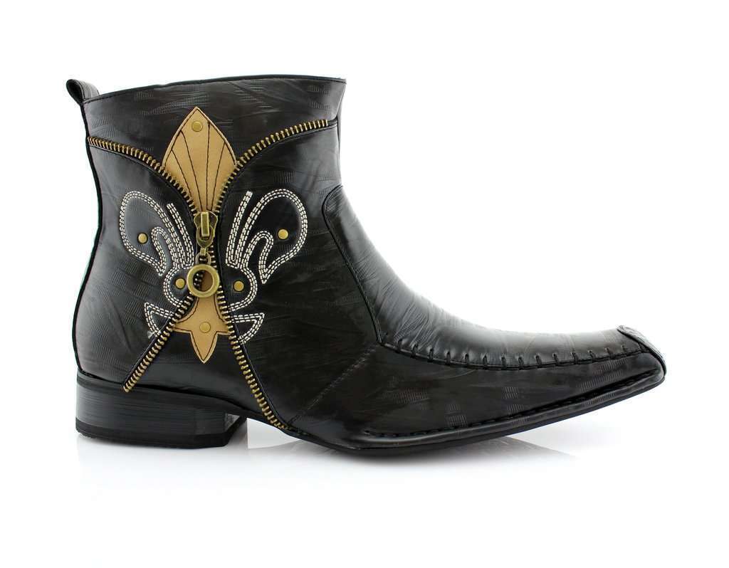 Men's 779 Ankle High Chelsea Boot Zipped Designer Inspired Dress Botas Botines Men's 779 Ankle High Chelsea Boot Zipped Designer Inspired Dress Botas Botines