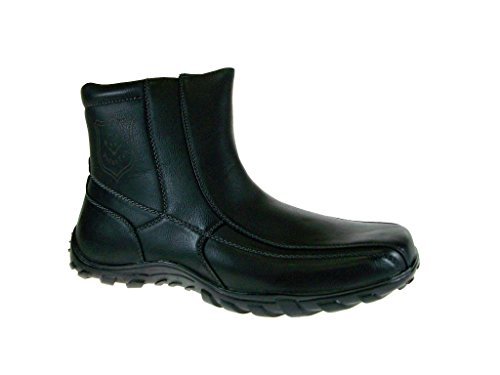 Polar Fox Men's 532 Black Cold Weather Fleece Lined Winter Boots