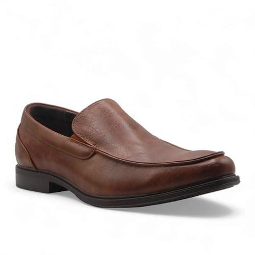 Men's 99374 Slip On Square Toe Classic Loafers Dress Shoes Men's 99374 Slip On Square Toe Classic Loafers Dress Shoes