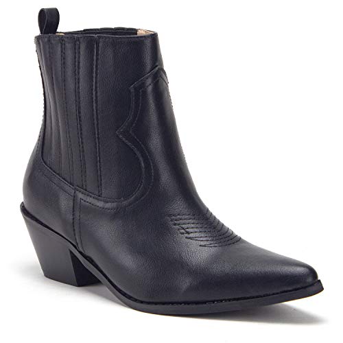 Jazame Women s Texas Short Western Ankle Bootie Cowboy Boots