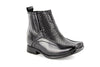 Toddler Boys I-322 Zippered Ankle High Party Dress Boots - Jazame, Inc.