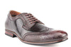 Men's Classic Wing Tip Snake Print Lace Up Oxfords Dress Shoes - Jazame, Inc.