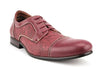 Men's 19398L Floral Print Cap Toe Lace Up Oxford Dress Shoes - Jazame, Inc.