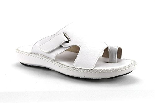 Men's 71205 Leather Linning Peasant Toe Slip On Sandals Men's 71205 Leather Linning Peasant Toe Slip On Sandals