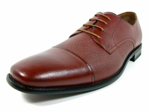Delli Aldo Men's 19235 Classic Cap Toe Lace Up Oxfords Shoes - Jazame, Inc.