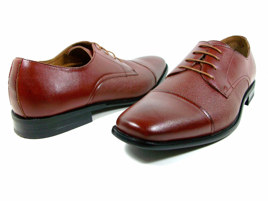 Delli Aldo Men's 19235 Classic Cap Toe Lace Up Oxfords Shoes - Jazame, Inc.
