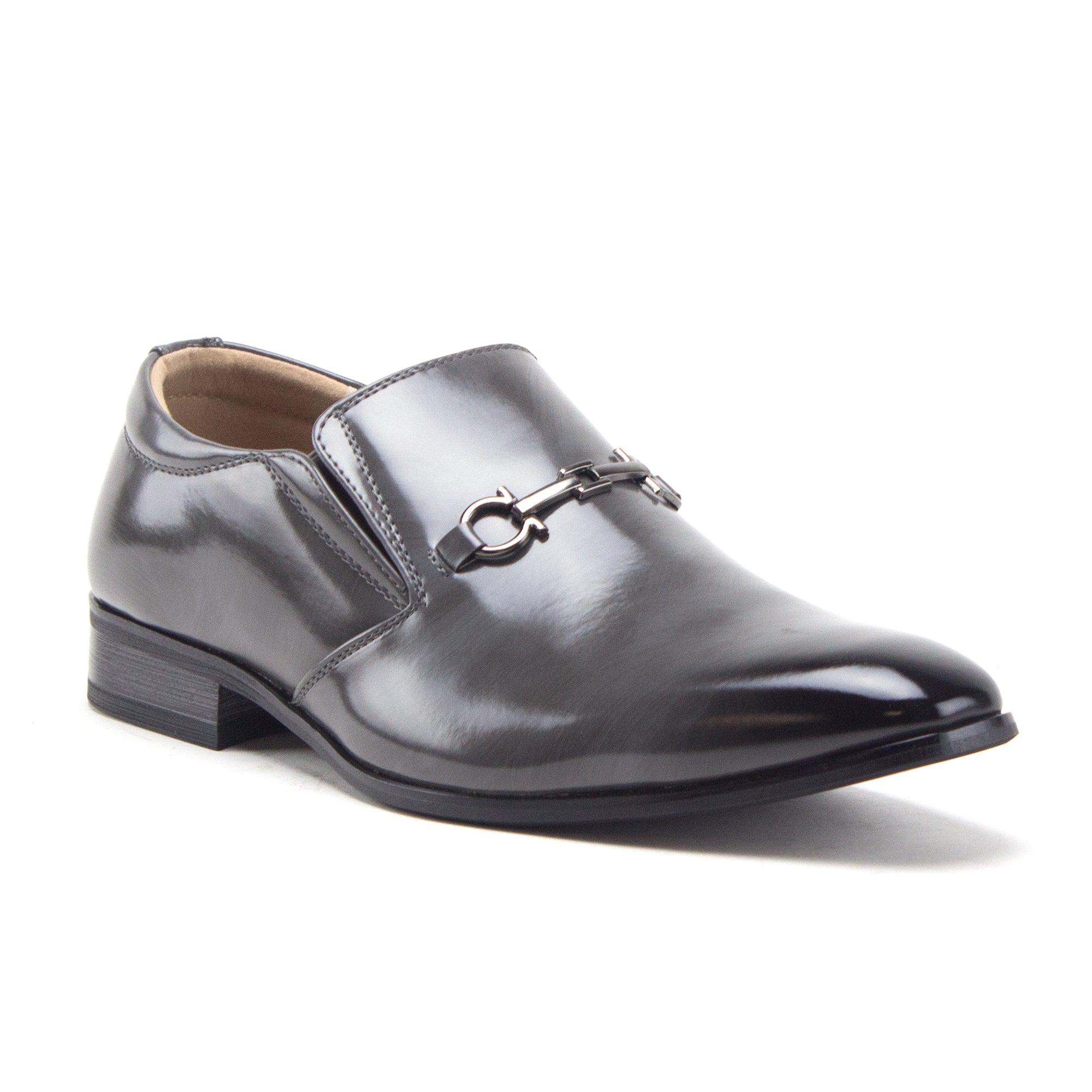 Men's 99344 Classic Square Toe Slip On Loafers Casual Dress Shoes 10 / Grey-1 Men's 99344 Classic Square Toe Slip On Loafers Casual Dress Shoes 10 / Grey-1