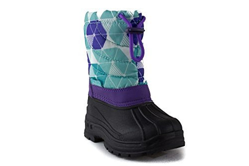 Girls BHD-02I Toddlers Pull On Fleece Lined Winter Snow Boots - Jazame, Inc.