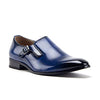 Men's 77807 Slip On Round Toe Hand Burnished Loafers, Dress Shoes