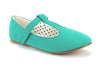 QQ Girls Kids Lovely-604 Smoking T-Strap Mary Jane Flats - Jazame, Inc.