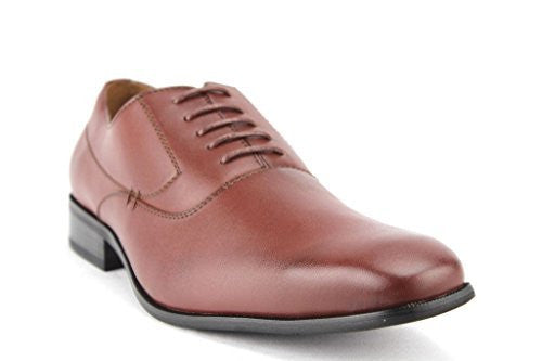 Delli Aldo Men's 19121 Classic Balmoral Lace Up Dress Oxford Shoes - Jazame, Inc.