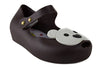 Toddler Girls IJ-6 Teddy Bear Peep Toe Rubber Mary Jane Flat Shoes - Jazame, Inc.
