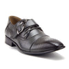 Men's 08822 Cap Toe Monk Strap Lace Up Oxfords Dress Shoes - Jazame, Inc.