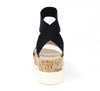 Women's Espadrille Flatform Platform Stretch Ankle Strap Sandals