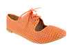 Women's Salya-747 Lace up Perforated Oxfords Shoes - Jazame, Inc.