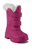 Girls BHD-04I Toddlers Double Velcro Strap Fur Lined & Cuff Winter Boots - Jazame, Inc.