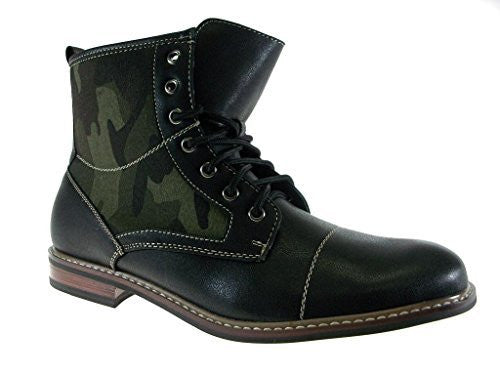 Ferro Aldo Men's 808562A Camouflage Print Military Style Combat Boots - Jazame, Inc.