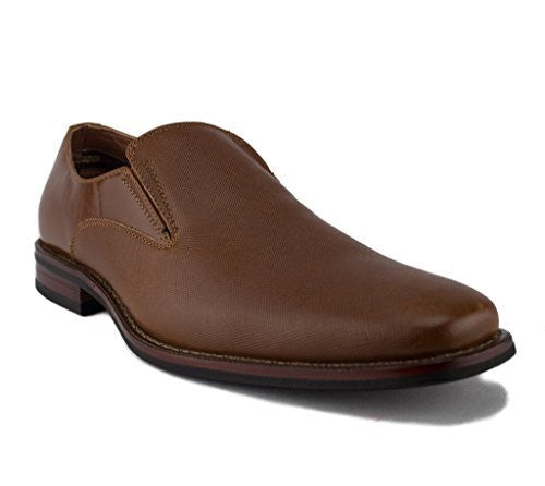 Ferro Aldo Men's Dress Casual 19528 Slip On Textured Loafers Dress Shoes 8 D(M) US / Brown Ferro Aldo Men's Dress Casual 19528 Slip On Textured Loafers Dress Shoes 8 D(M) US / Brown