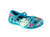 Girls 253 Floral Mary Jane Charm Flat Shoes - Jazame, Inc.