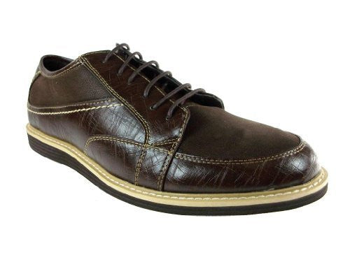 Men's Cobbler Casual Round Toe Lace Up Oxfords Shoes - Jazame, Inc.