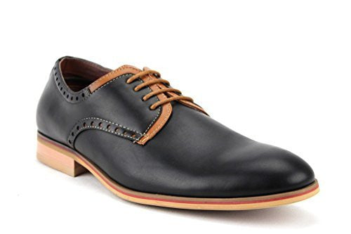 Ferro Aldo Men's 19393LE Derby Two Tone Oxford Dress Shoes Ferro Aldo Men's 19393LE Derby Two Tone Oxford Dress Shoes