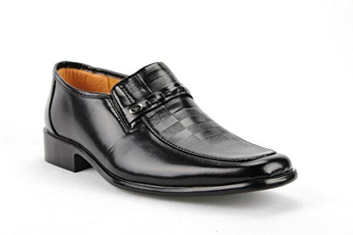 New Men's 20082 Checkered Design Dress Loafer Shoes - Jazame, Inc.