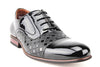 Ferro Aldo Men's 19507L Cap Toe Pattern Oxfords Dress Shoes - Jazame, Inc.