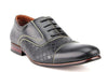 Ferro Aldo Men's 19507L Cap Toe Pattern Oxfords Dress Shoes - Jazame, Inc.