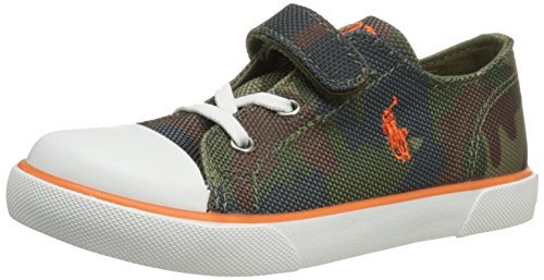 Polo Ralph Lauren Kids Carson EZ Army Sneaker Shoes - Jazame, Inc.