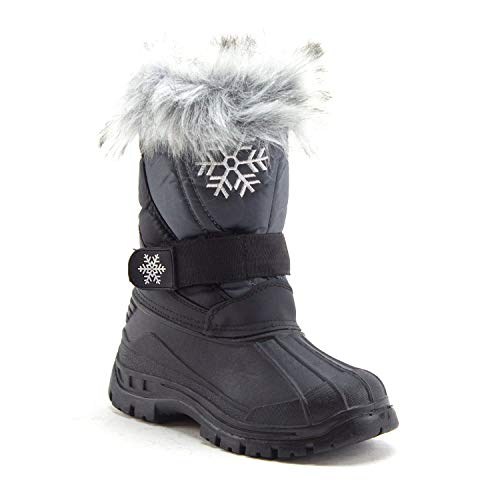 Jazamé Toddler Girls' ICY Waterproof Fur Lined Winter Rain Snow Boots - Jazame, Inc.