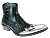 Men's M1794 Faux Snake Skin Westren Cowboy Boots - Jazame, Inc.