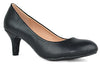 Women's Kona-1 Low Heel Round Toe Dress Pump Shoes - Jazame, Inc.