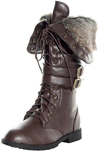 Women's Shanghai Military Combat Lace Up Winter Boots - Jazame, Inc.