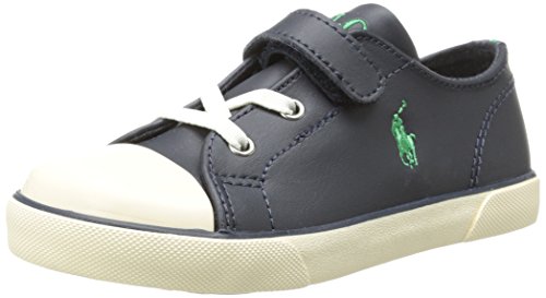 Polo Ralph Lauren Kids Carson EZ Leather Sneaker (Toddlers) - Jazame, Inc.