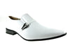 Men's 98105 Classic Slip On Pointed Toe Loafer Dress Shoes - Jazame, Inc.
