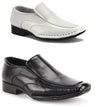 Toddler Boys I-140 Classic Slip On Loafer Dress Shoes - Jazame, Inc.