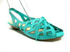 Women's Casper-01 Mint Lace up Gladiator Caged Wedge Sandals - Jazame, Inc.