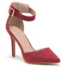 Women'sIsabel-31 Pointed Toe D'Orsay Ankle Strap High Heels Pumps Shoes - Jazame, Inc.