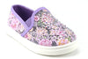 Girls FHX-08I Crystal Bling Slip On Floral Lace Canvas Shoes - Jazame, Inc.