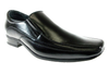 Boys Conal Classic Squared Toe Slip On Dress Loafers Shoes B-99030 Black-85 - Jazame, Inc.