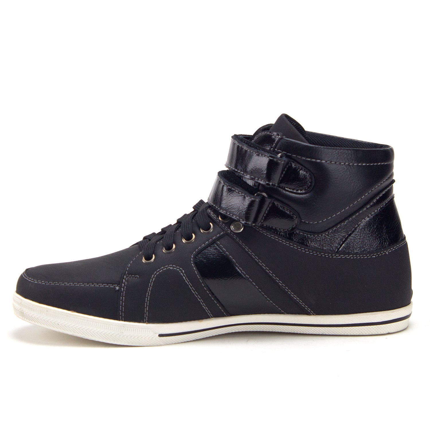 Jazame Men s Lace Up High Top Casual Sneakers Chukka Boots Shoes