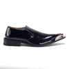 Men's 15811 Leather Lined Metal Tip Pointy Toe Slip On Loafers Dress Shoes - Jazame, Inc.