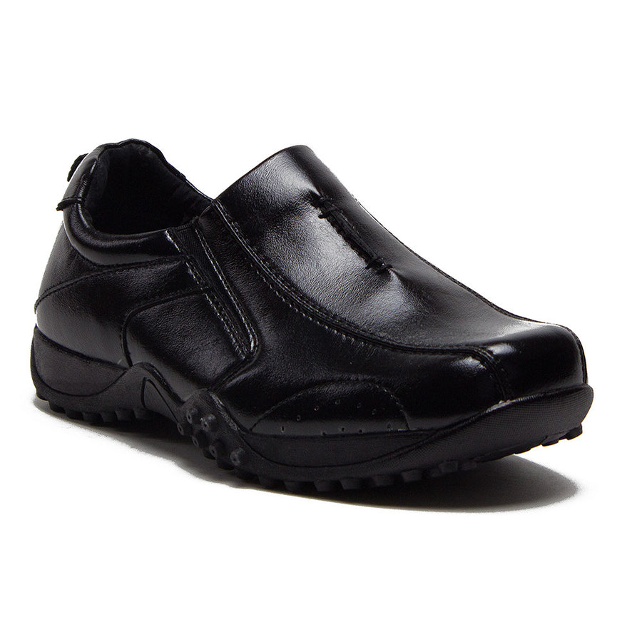 Boys Conal Driver Slip On Loafer Shoes K-6952 Black-37 - Jazame, Inc.